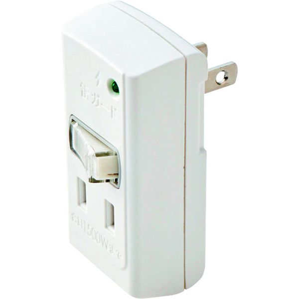 TKTR03WH 146-9400  スイッチタップ(雷ガード付き) 2個口 ホワイト