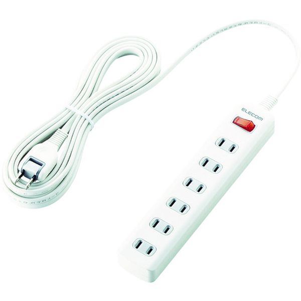 エレコム　一括スイッチ付　雷ガードタップ