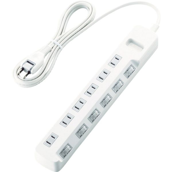 エレコム　個別スイッチ付　雷ガードタップ