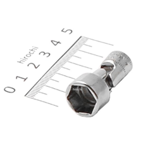 フランクドライブ 1/4インチ ユニバーサル シャロー ソケット 6角 13mm