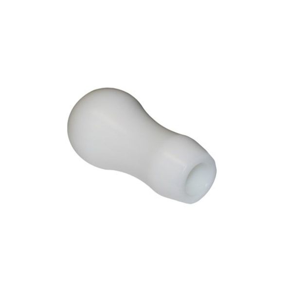 Delrin Tear Drop Tall Shift Knob (White): Universal 10x1.25