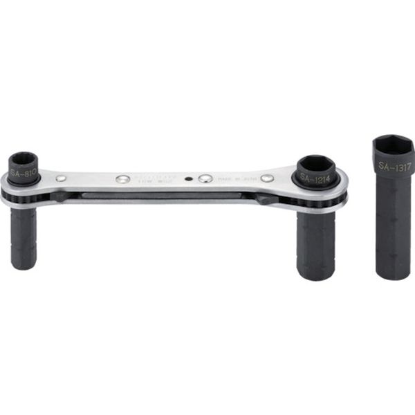 ミトロイ　両スライドラックレンチ２　８×１０・１２×１４・１３×１７