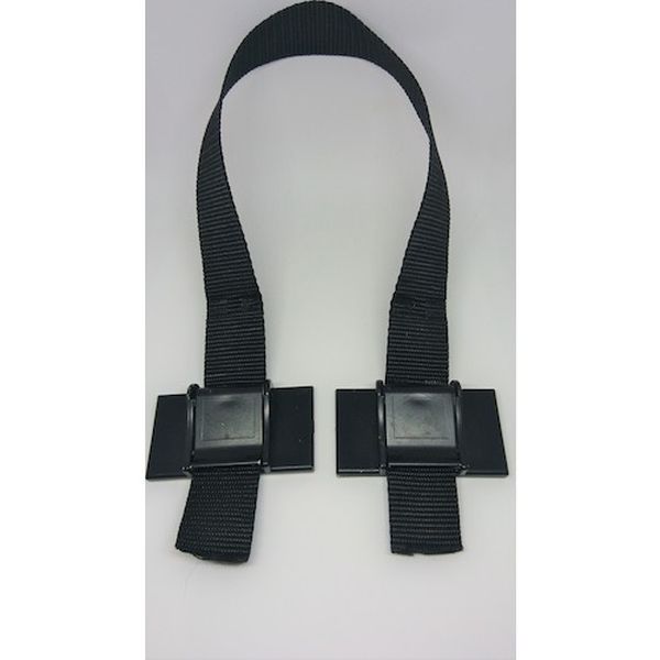 TVG70BB 473-3913 テレビ用転倒防止金具 TVガード強力粘着固定×強力粘着固定 2本入り