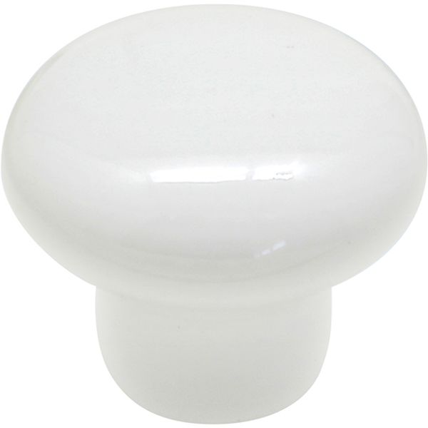 TW213 334-5950  セラミックツマミ 白  25MM 4449/25