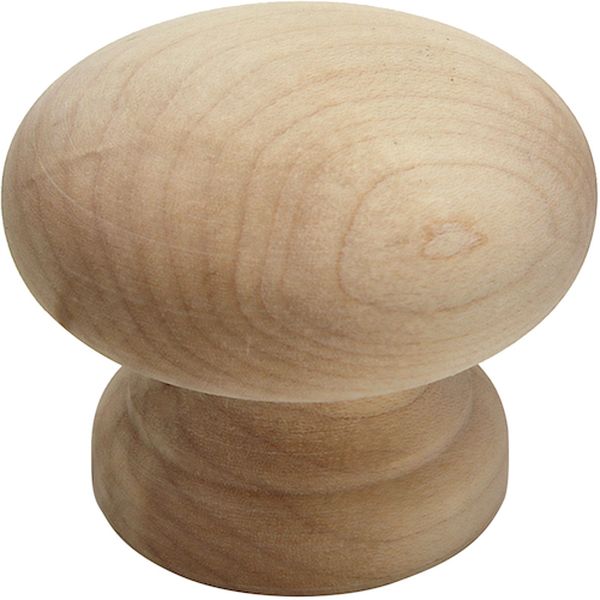 TW301 334-2784  木製つまみ 木地  45MM