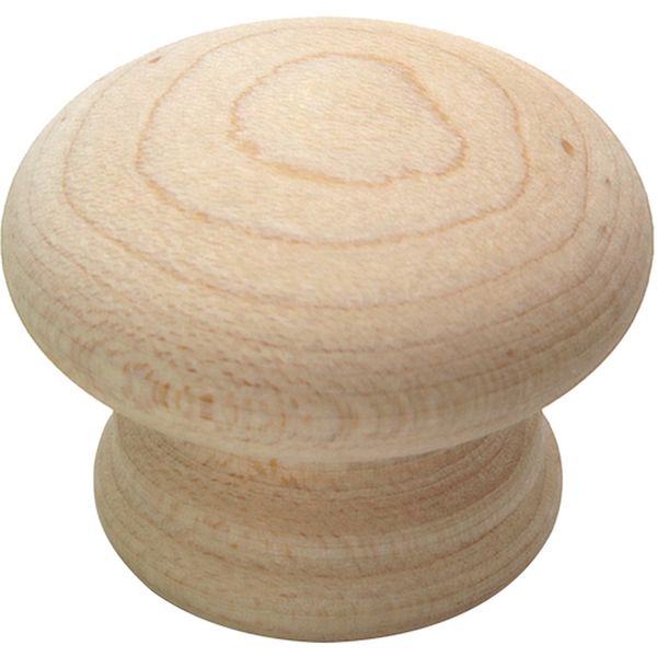TW302 334-1214  木製つまみ 木地  40MM