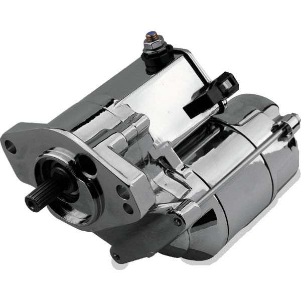 Twin Power 89-06 Big Twin Exc 06 Dyna 1.4 Kw Starter Chrome Rpls H-D 31522-89A 31553-90 31533-94B