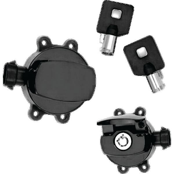 Twin Power 11-17 Softail Black Fatbob Style Ignition Switch
