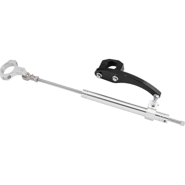 Twin Power 09-13 FLH FLT Models Satin Finish Steering Damper Kit