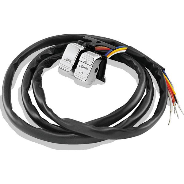 Twin Power 96-13 Big Twin XL V-Rod Chrome Horn/Dimmer Switch Replaces H-D 71597-96 71682-06A