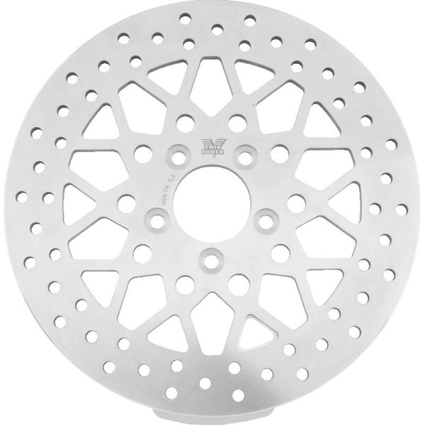 Twin Power 08-Up FLH FLT Rear 11.8 Solid Rotor Mesh