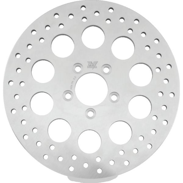 Twin Power 08-Up FLH FLT Rear 11.8 Solid Rotor W/Holes