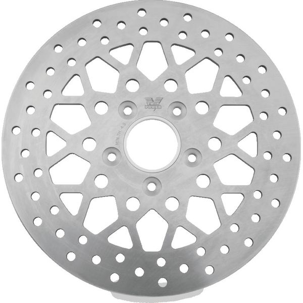 Twin Power 84-17 Big Twin Exc 11.8 and Lug Mount 84-13 XL Front 11.5 Solid Rotor Mesh