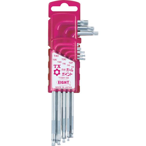 エイト　ＴＸレンチ　ボールポイント　両穴付　セミロング　ドアホルダー　セット