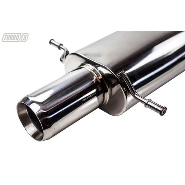 02-07 WRX-STi Rear Muffler Assembly