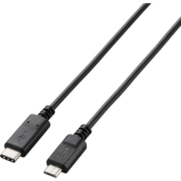 USB2.0ケーブル C-microBタイプ 認証品 3A出力2.0m