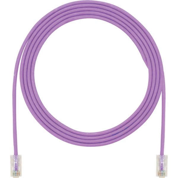 カテゴリ5E細径パッチコード 2m 紫