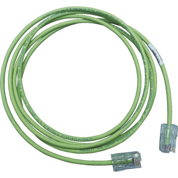カテゴリ5E細径パッチコード 3m 薄緑