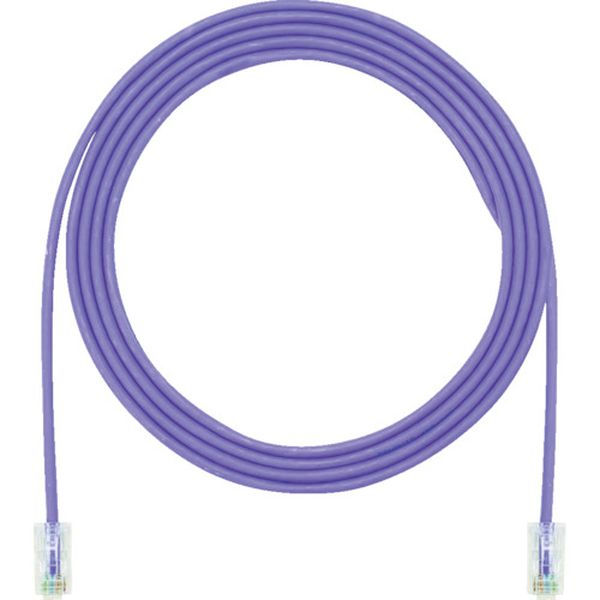 カテゴリ５Ｅ細径パッチコード　５ｍ　紫