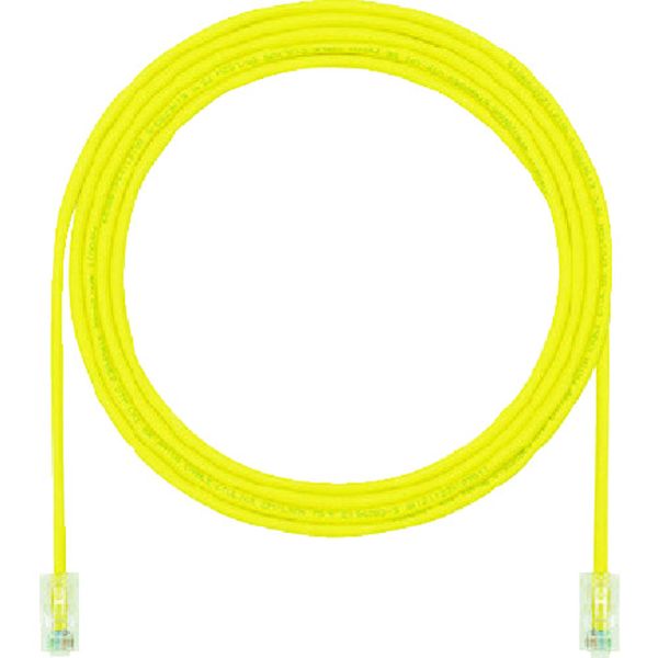 カテゴリ6細径パッチコード 2m 黄