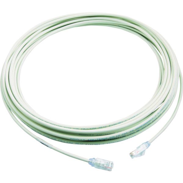 カテゴリ6A細径パッチコード 15m オフホワイト