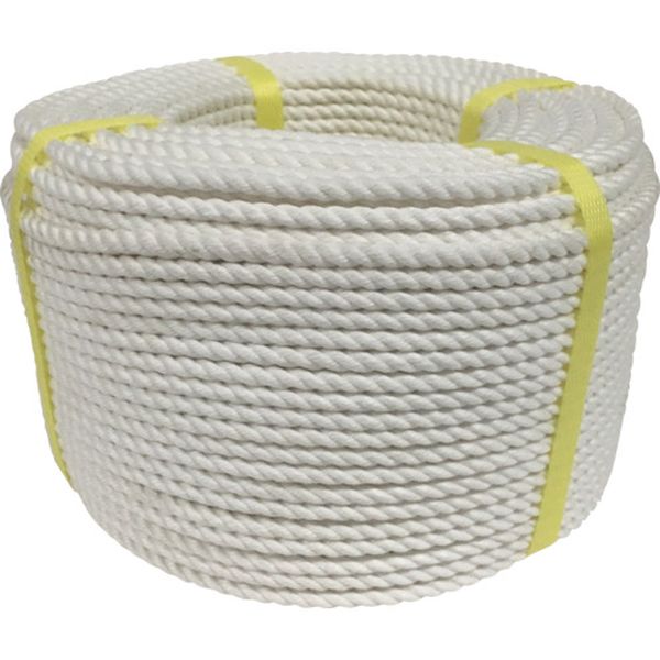 V6100 828-6003  ロープ ビニロンロープ巻物 6φ×100m