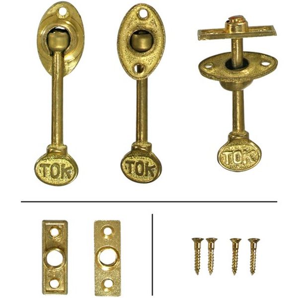 VA186 333-8049  真鍮丸球ネジ締  30mm