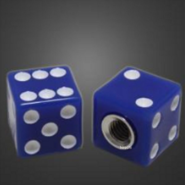 バルブキャップ ダイス/ブルー