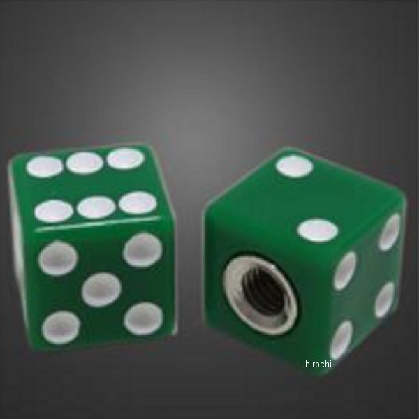 バルブキャップ ダイス/グリーン