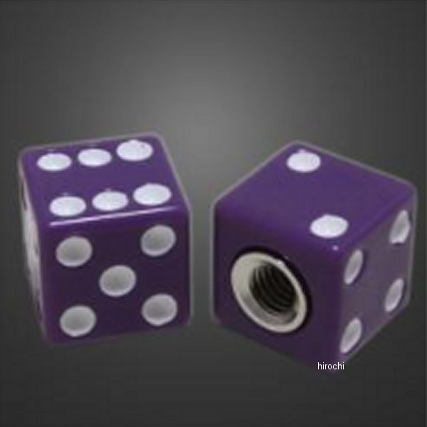 バルブキャップ ダイス/パープル