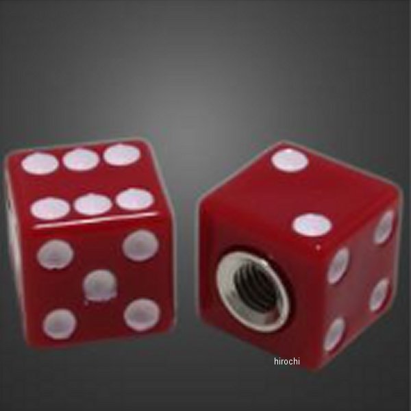 バルブキャップ ダイス/レッド
