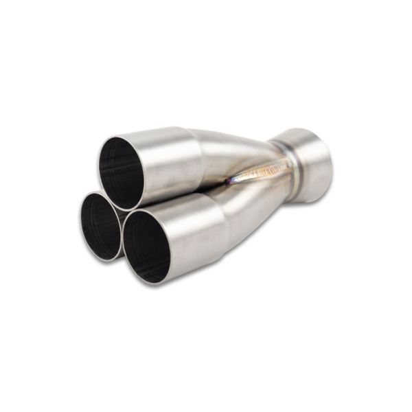 1.75in Inlet I.D 2.00in Merge O.D. 2.50in Outlet O.D. 3-1 Merge Collector