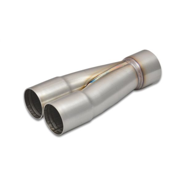 2-1 SS Merge Collectors (1-5/8in Inlet Slipover ID 2in Outlet OD) - Sold Individually