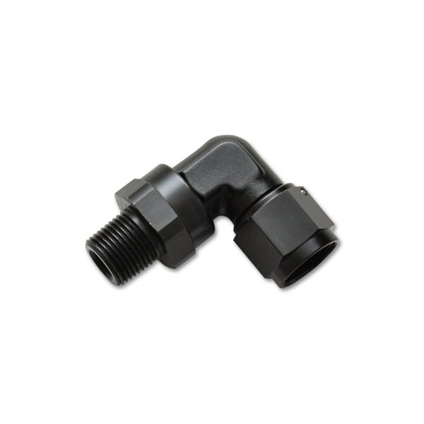 -6AN to 3/8in NPT Female Swivel 90 Degree Adapter Fitting