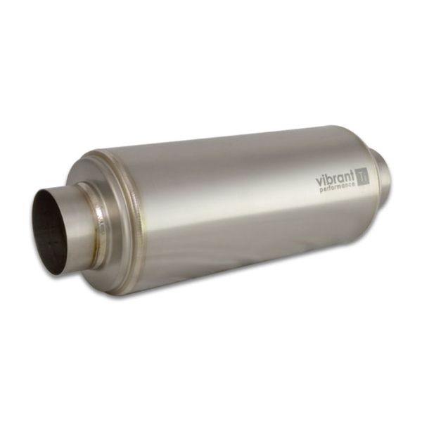 Titanium Resonator 3.5in Inlet / 3.5in Outlet x 16in Long