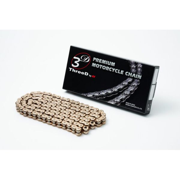 Vortex Racing 520 GP 3D Rivet Master 120 Links- Black/Gold