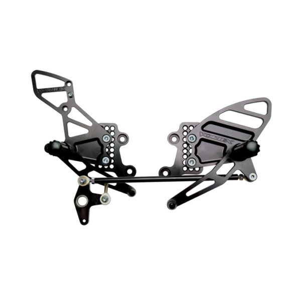Vortex Racing 04-07 Honda CBR1000RR,03-06 CBR6100 RR Adjustable Rearsets- Black