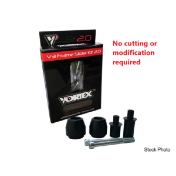 Vortex Racing 15-17 Yamaha FJ 09 Tracer V3 2.0 Frame Slider Kit- No Cut