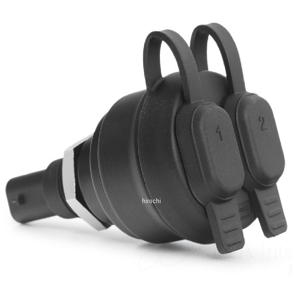 USBデュアルソケット USB-A USB-C & ヘラーソケット移設キット