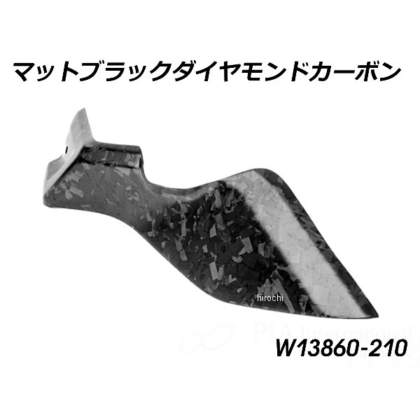 W13860-220  カーボン サイドカバー Lower 右側 BMW R1300GS Adventure マットブラックダイヤモンドカーボン