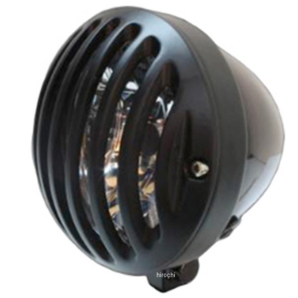 4.5インチバードゲージヘッドライト&ライトステーキット タイプE W650 黒/黒