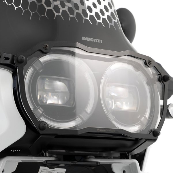 脱着式ヘッドライトガード DesertX クリア