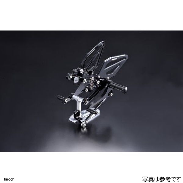 Ninja250 バックステップキット、オールシルバー