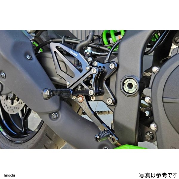 バックステップキット オールシルバー、STDペダル