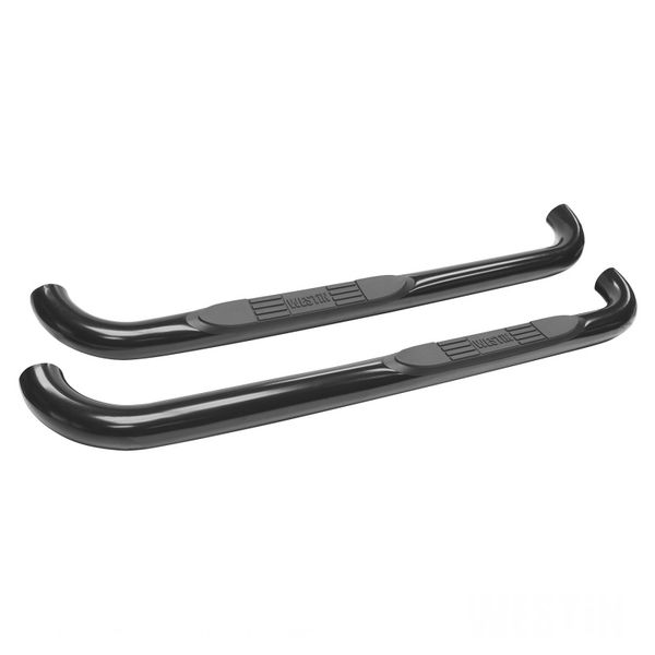 1999-2016 Ford F-250/350/450/550HD Super Duty Reg Cab E-Series 3 Nerf Step Bars - Black