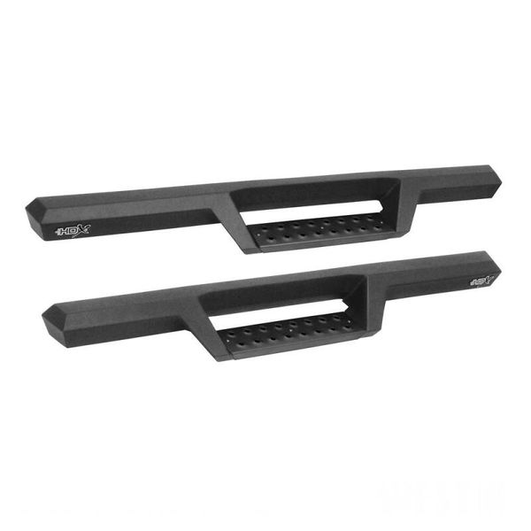 18-20 Jeep Wrangler JL 2DR HDX Drop Nerf Step Bars - Textured Black