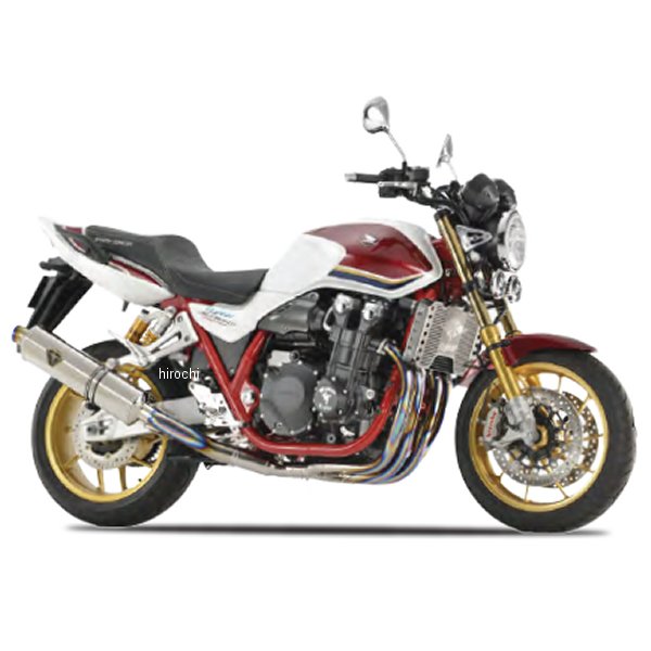 アールズギア r's gear フルエキゾースト FINAL記念モデル ワイバンR シングル Sタイプ CB1300SF チタンポリッシュ