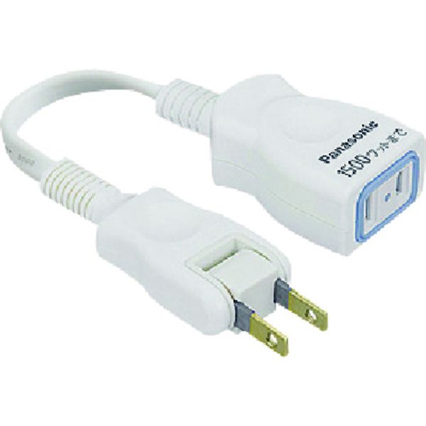 144-6747 延長コードX 10cmコード付 ホワイト