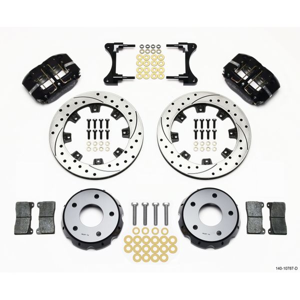 Dynapro Radial Front Drag Kit 11.75in Vented Drilled 98-02 Camaro/Firebird