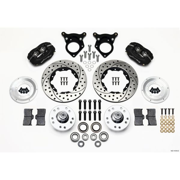 Forged Dynalite Front Kit 11.00in Drilled 87-93 Mustang 5 Lug